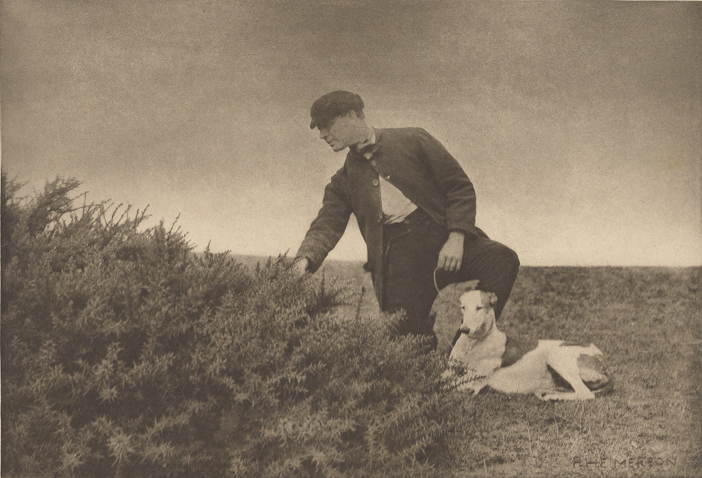 Peter Henry Emerson:The Poacher, Poster Print Wall Art