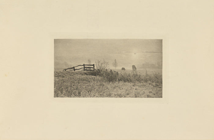 Peter Henry Emerson:A Winter's Sunrise,16x12