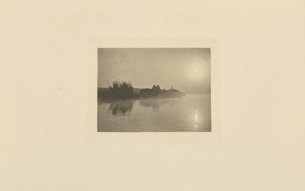 Peter Henry Emerson:The Waking River, Poster Print Wall Art