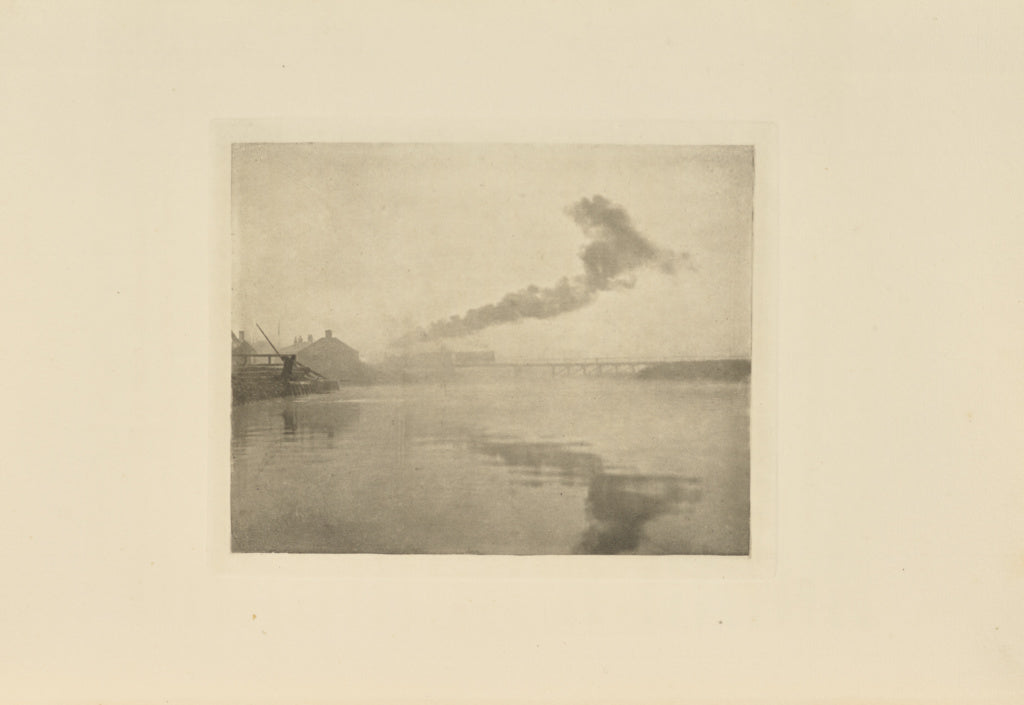 Peter Henry Emerson:The Bridge, Poster Print Wall Art