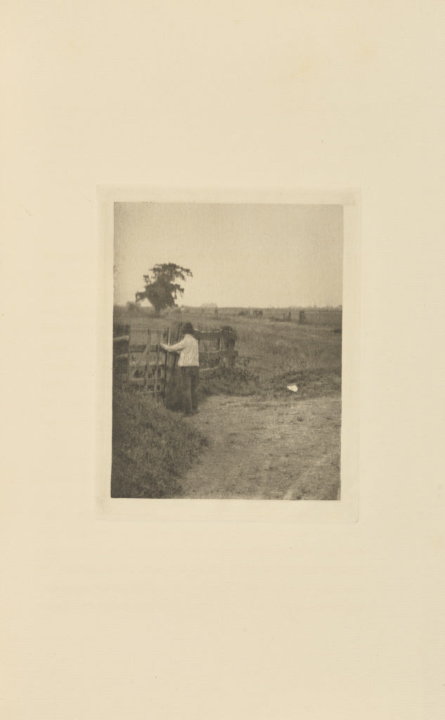 Peter Henry Emerson:The Last Gate, Poster Print Wall Art