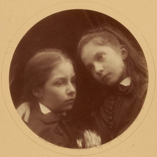Julia Margaret Cameron:[Margaret and Adeline Norman],16x12"(A3)Poster