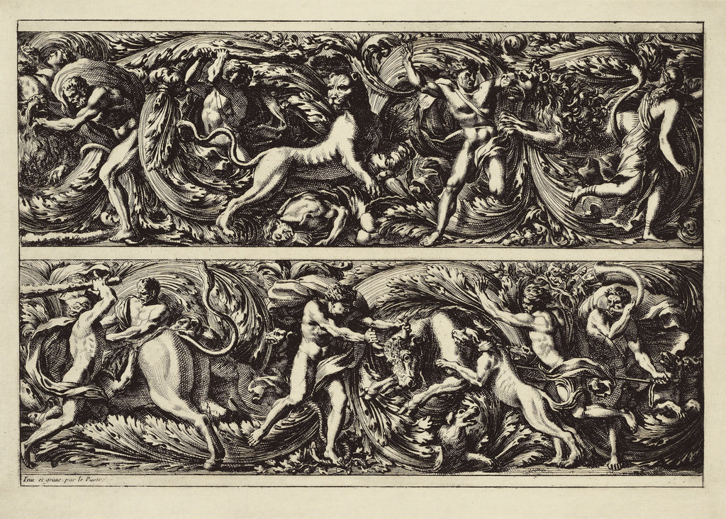 edouard Baldus:[Design by Jean le Pautre], Poster Print Wall Art