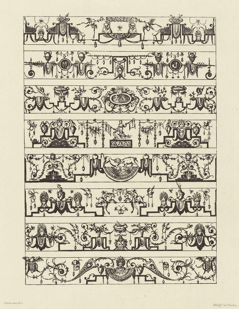 edouard Baldus:[Design by Androuet du Cerceau], Poster Print Wall Art