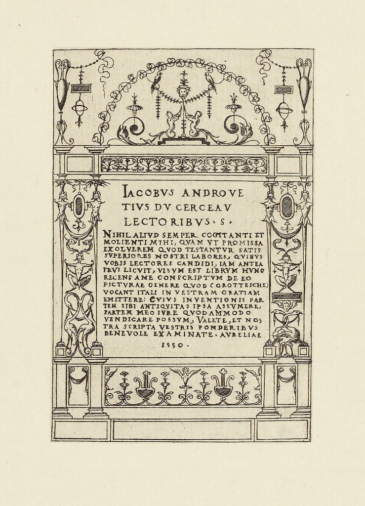edouard Baldus:[Design by Jacques I Androuet du Cerceau], Poster Print Wall Art
