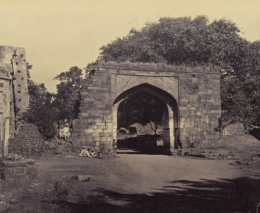 Unknown maker:Arch in Town of Rozah, Poster Print Wall Art