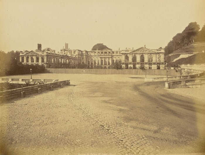 X.:Ruines du Palais de Saint-Cloud,16x12