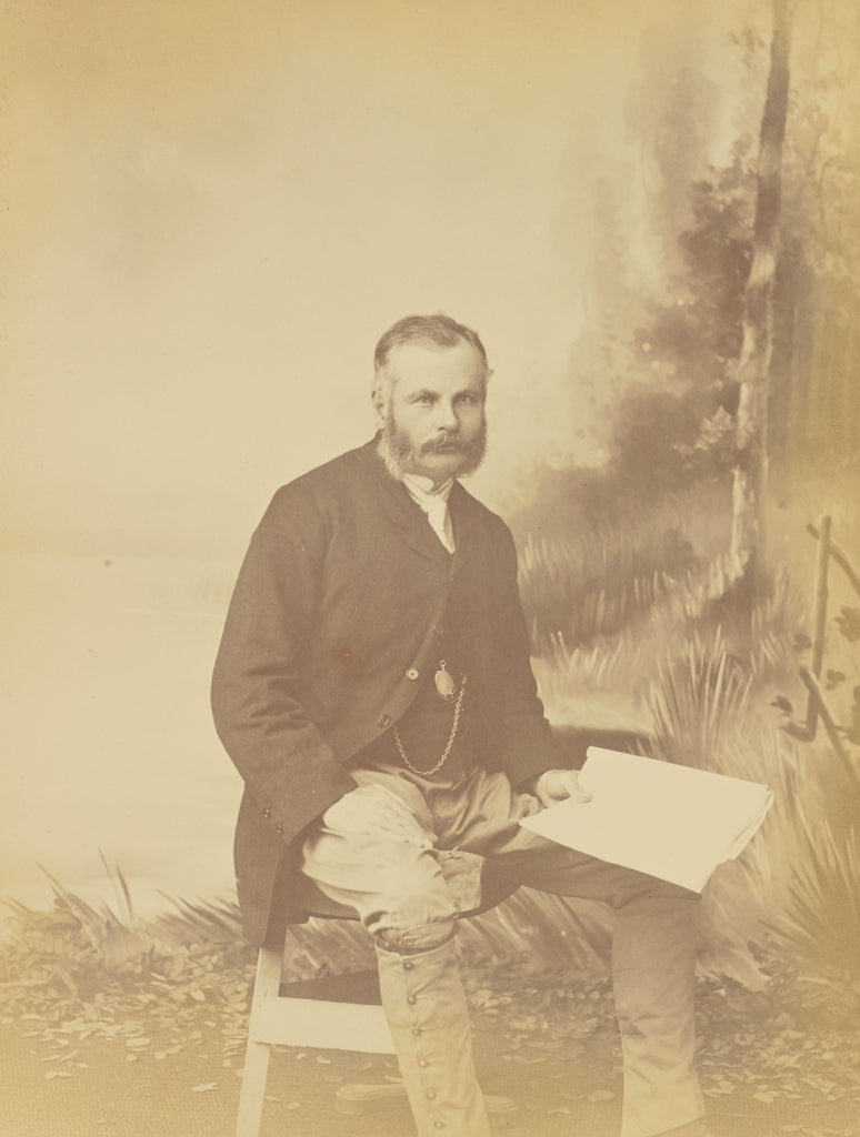 Unknown maker:[Portrait of a Caucasian Man], Poster Print Wall Art