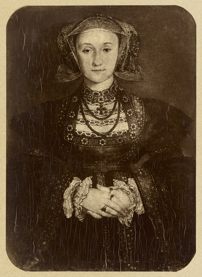 Adolphe Braun:[Wife of Henry VIII by Hans Holbein, Musee du ,16x12"(A3)Poster