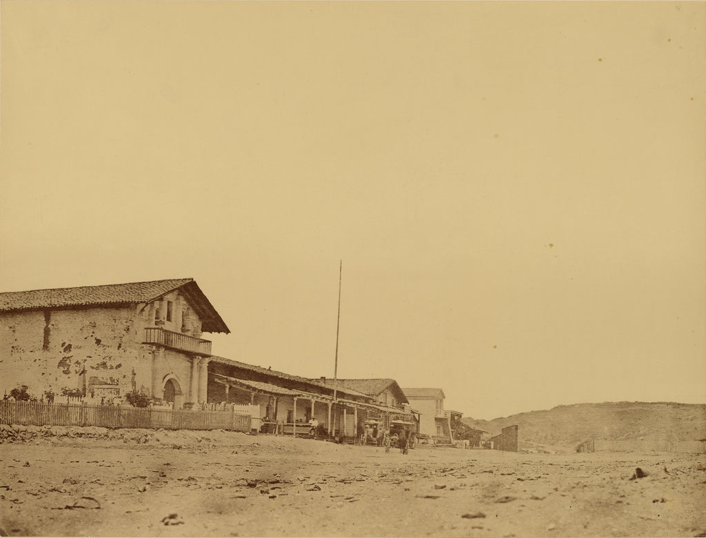 Carleton Watkins:[Mission San Francisco de Asisi on the Lagu, Poster Print Wall Art