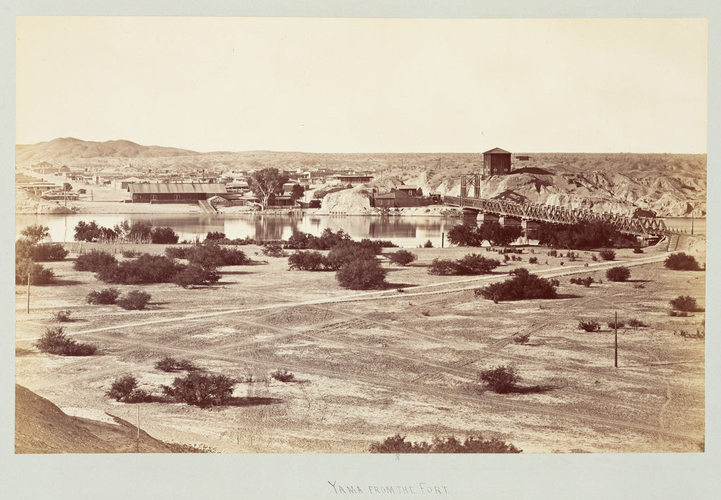 Carleton Watkins:[Yuma from the Fort],16x12"(A3)Poster