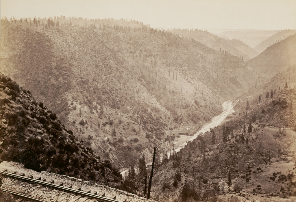 Carleton Watkins:[American River from Cape Horn],16x12"(A3)Poster