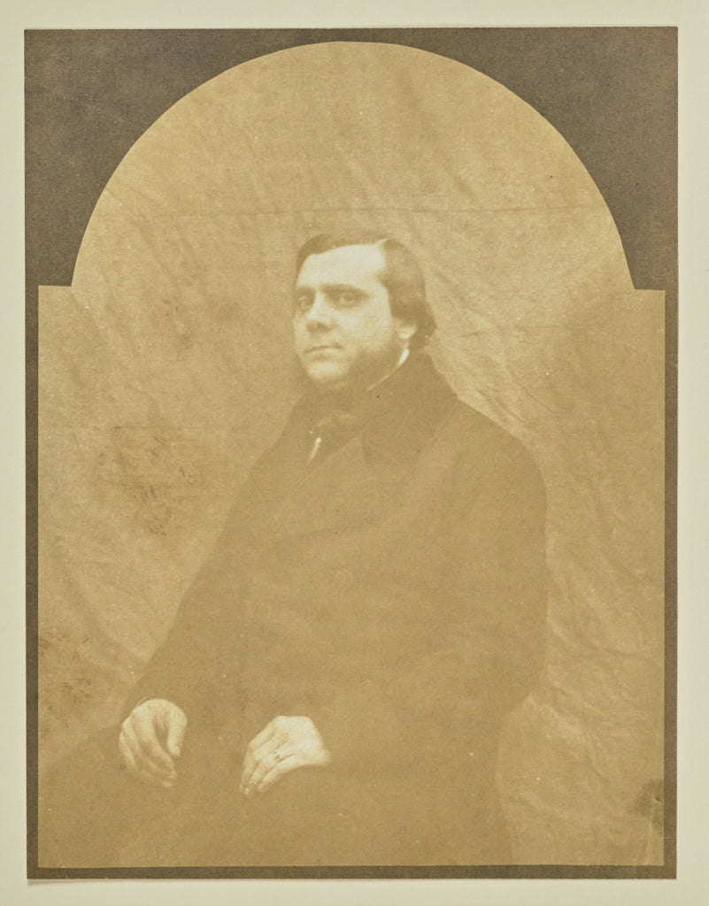 Hippolyte Bayard:[Portrait of Jules Ziegler], Poster Print Wall Art