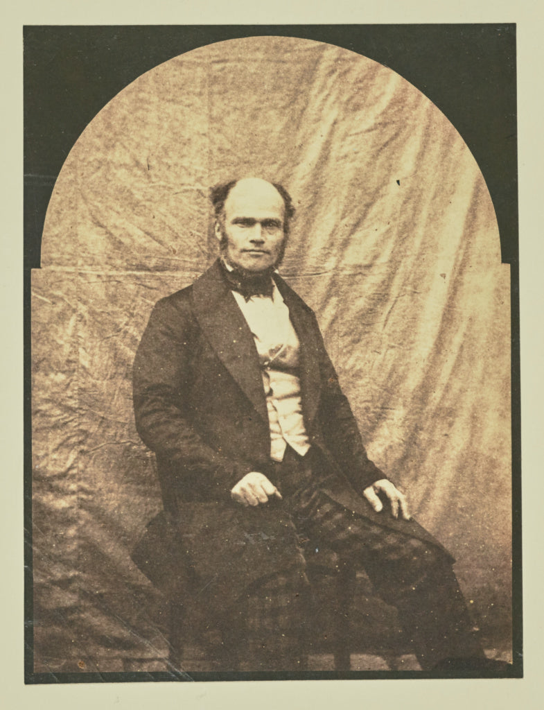 Hippolyte Bayard:[Portrait of seated man], Poster Print Wall Art
