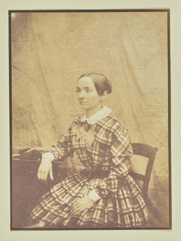 Hippolyte Bayard:[Portrait of a Seated Woman], Poster Print Wall Art