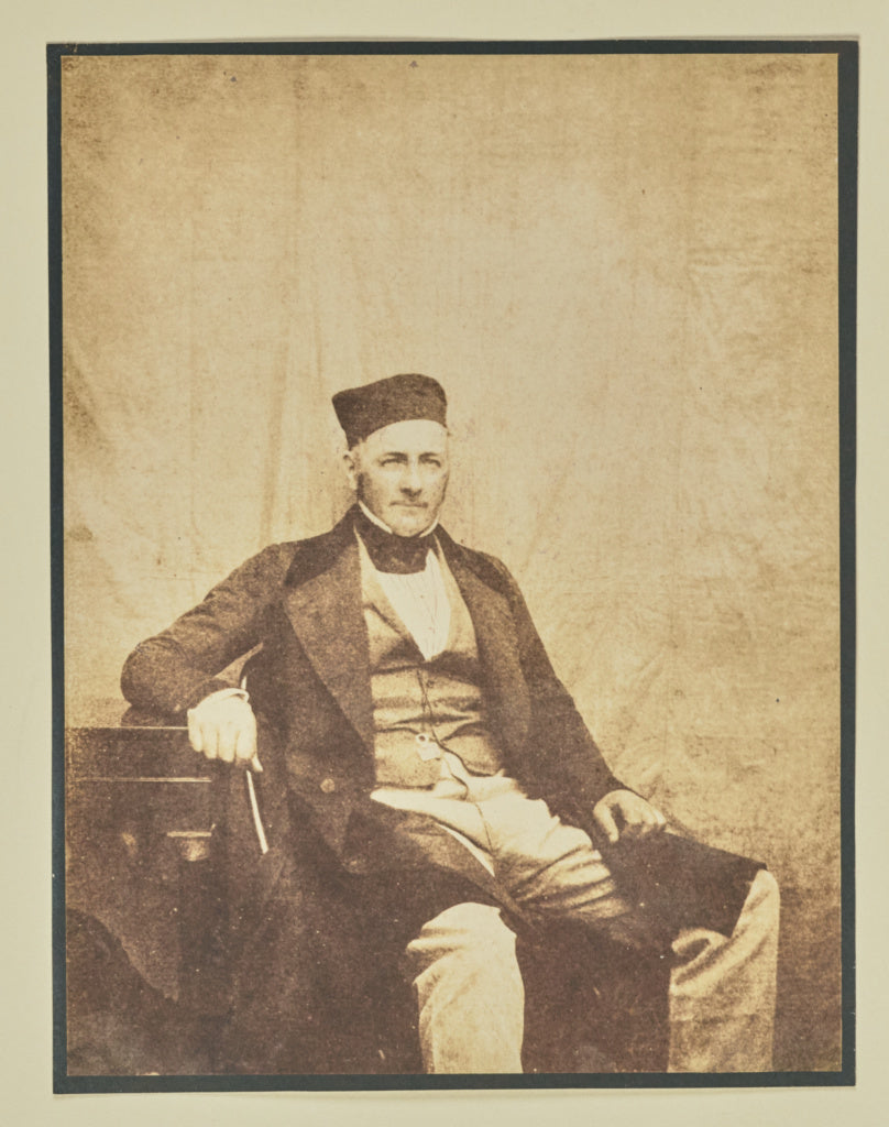 Hippolyte Bayard:[Portrait of a Seated Man], Poster Print Wall Art