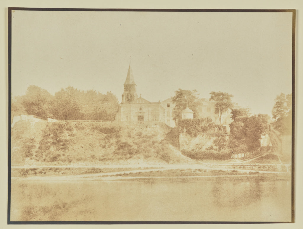 Hippolyte Bayard:[Church and Chateau of Saint-Ouen],16x12"(A3)Poster