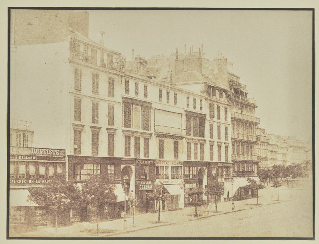 Hippolyte Bayard:[Rue Royale, Paris],16x12"(A3)Poster