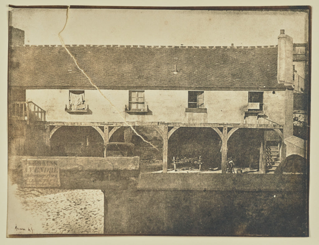 Hippolyte Bayard:[Carriage house], Poster Print Wall Art