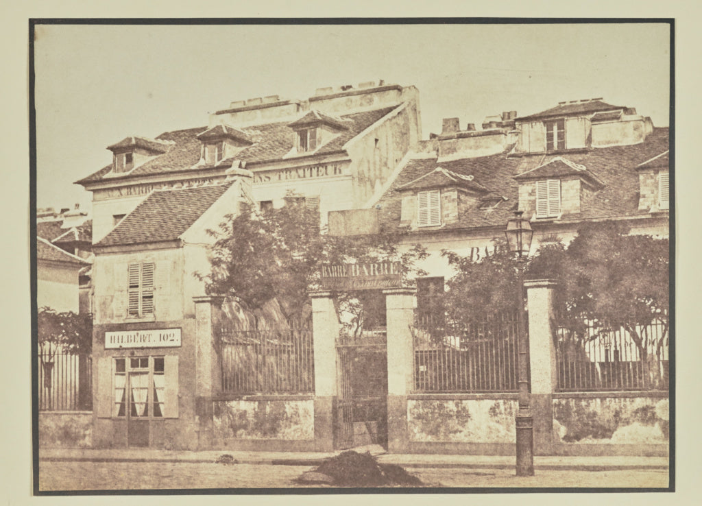 Hippolyte Bayard:[Cafe Barre], Poster Print Wall Art