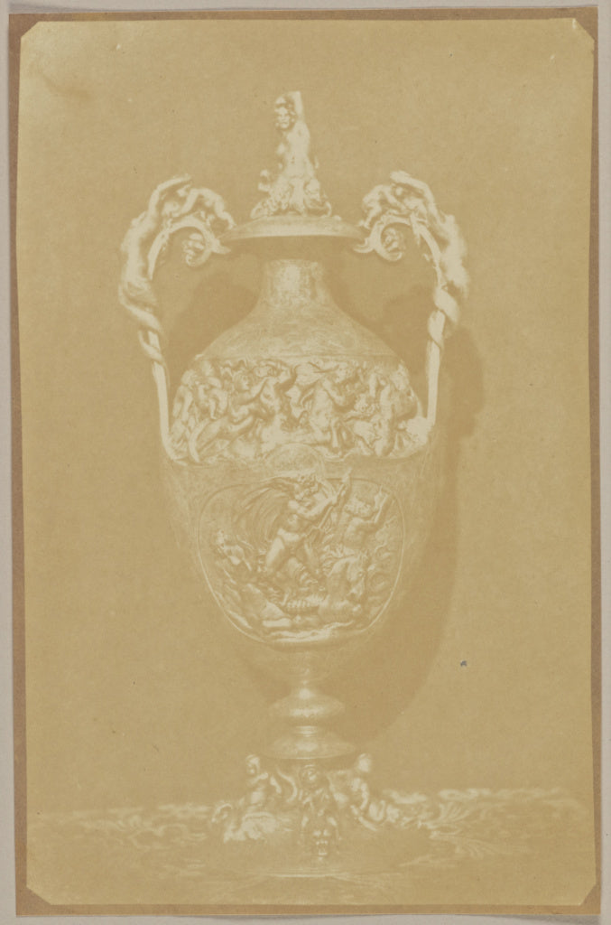 Hippolyte BayardAttributed to:[Ornate Vase with Handles], Poster Print Wall Art