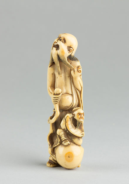 Netsuke of an Old Man 18th cent,16x12"(A3) Poster