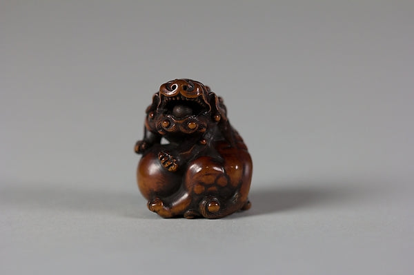 Netsuke of Lion 18th cent,16x12"(A3) Poster