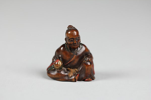 God of Longevity with a Peach 19th cent,16x12"(A3) Poster