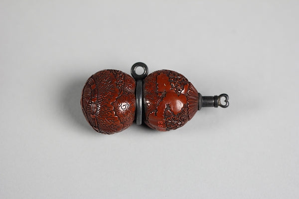 Netsuke of Double-Gourd Shape 19th cent,  Poster Print Wall Art