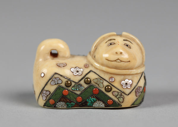 Dog Amulet mid-19th cent-Shitayama,  Poster Print