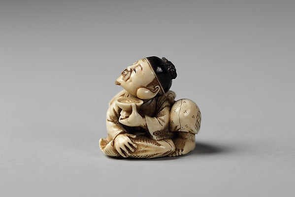 Netsuke of Ebisu 18th cent,  Poster Print