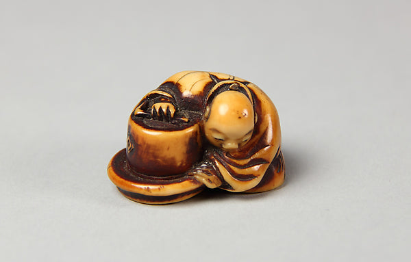 Netsuke of Merchant mid-19th cent,  Poster Print