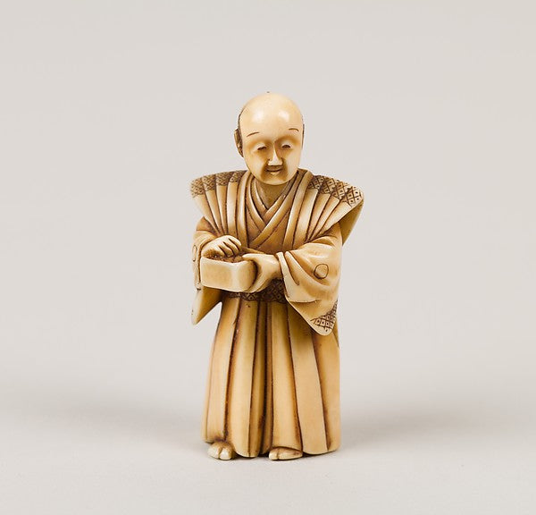Netsuke of Priest 19th cent,  Poster Print