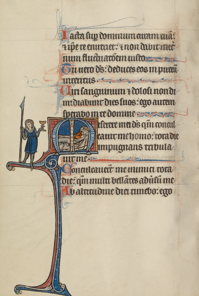 Bute Master:Initial M: David's Theft of the Spear and Chalic, Poster Print Wall Art