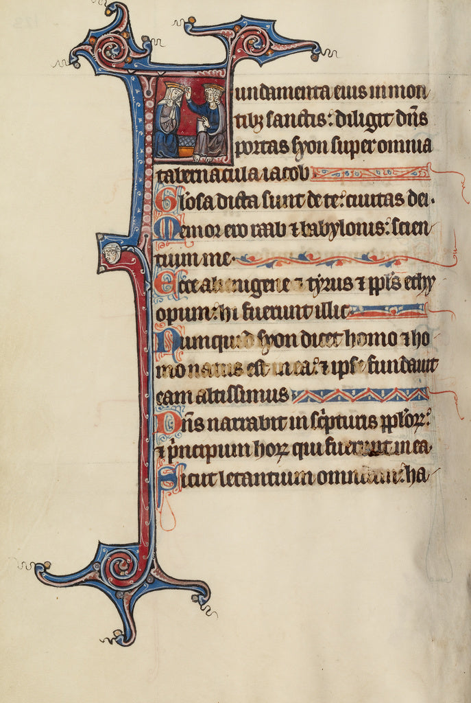 Bute Master:Initial F, Poster Print Wall Art