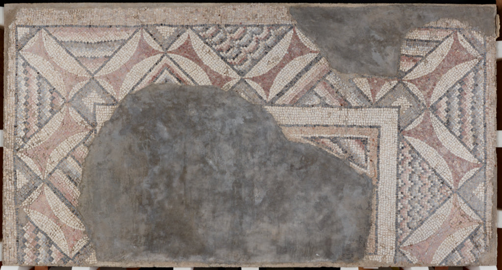 Unknown:Panel from a Mosaic Floor from Antioch (left end; pa, Poster Print Wall Art