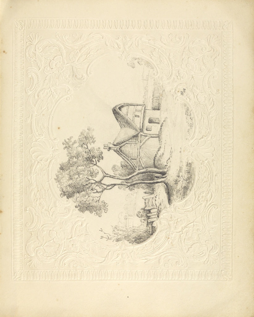 James G. JonesAttributed to:[Drawing of a House], Poster Print Wall Art