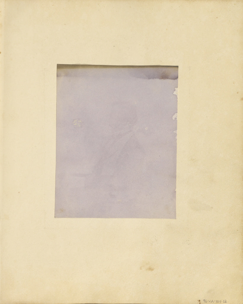 Unknown maker, British, active India about 1843:[Profile por, Poster Print Wall Art