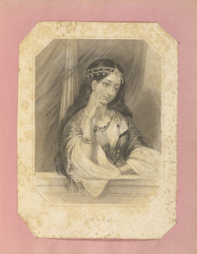 Fanny Corbeaux:Leila, Poster Print Wall Art