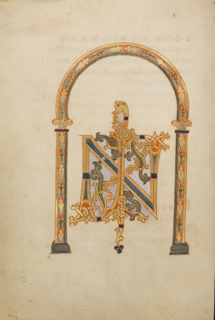 Unknown:Gospel Lectionary, Poster Print Wall Art