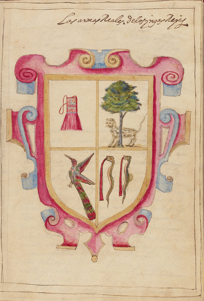 Unknown:Royal Coat of Arms of the Inca Kings, Poster Print Wall Art