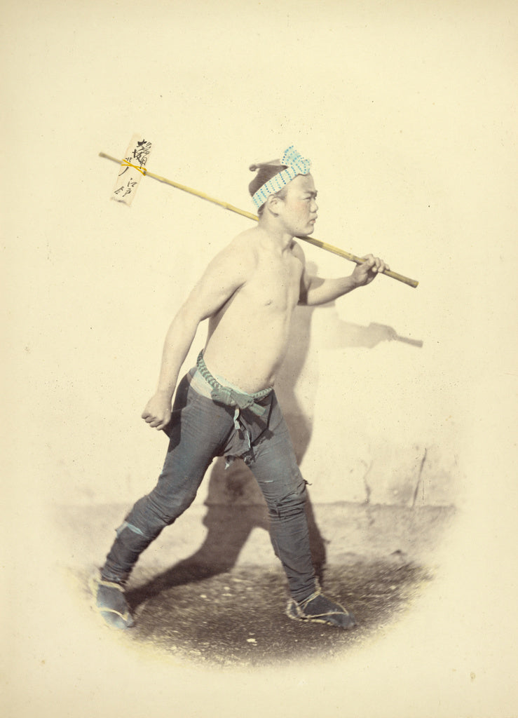Felice Beato:Courier or Postman, Poster Print Wall Art