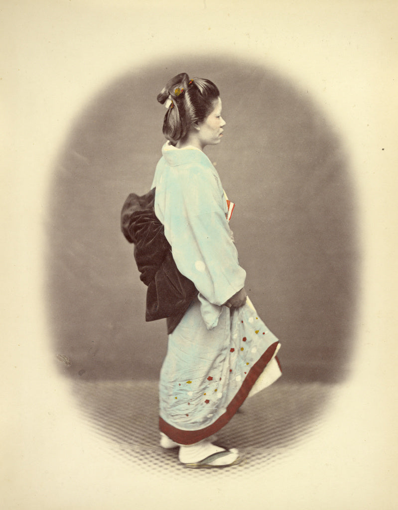 Felice Beato:[Daimio's Servant], Poster Print Wall Art