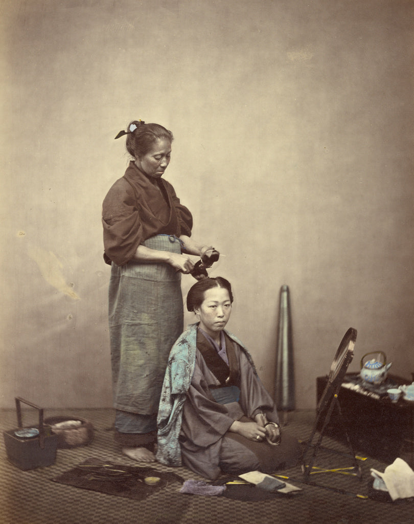 Felice Beato:The Toilet, Poster Print Wall Art