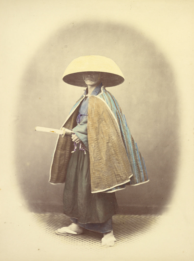 Felice Beato:Priest Travelling, Poster Print Wall Art