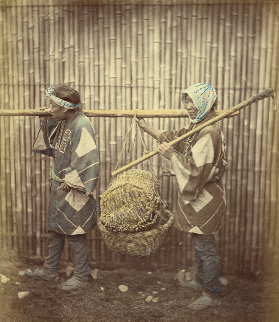 Felice Beato:Scavenger Coolies, Poster Print Wall Art
