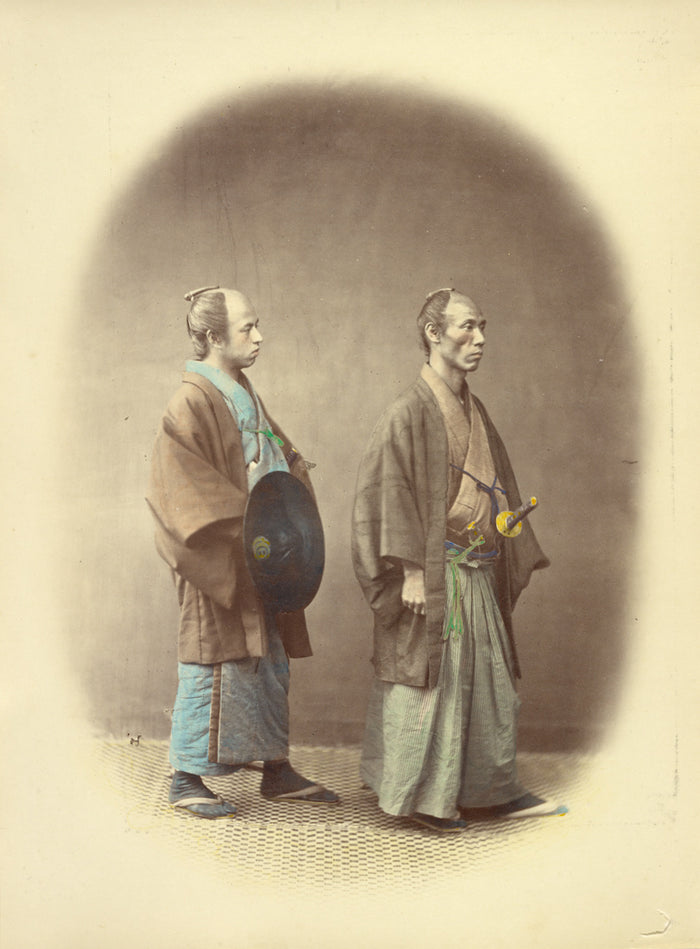 Felice Beato:Samourai or Two Sworded Class,16x12