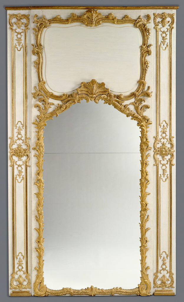 Unknown:Frame for a Mirror with Two Parcloses, Poster Print Wall Art