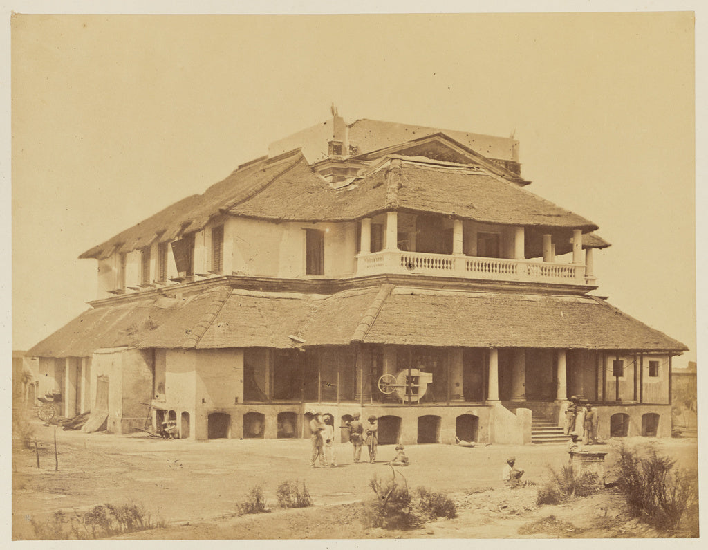 Felice Beato:[Bank's House], Poster Print Wall Art