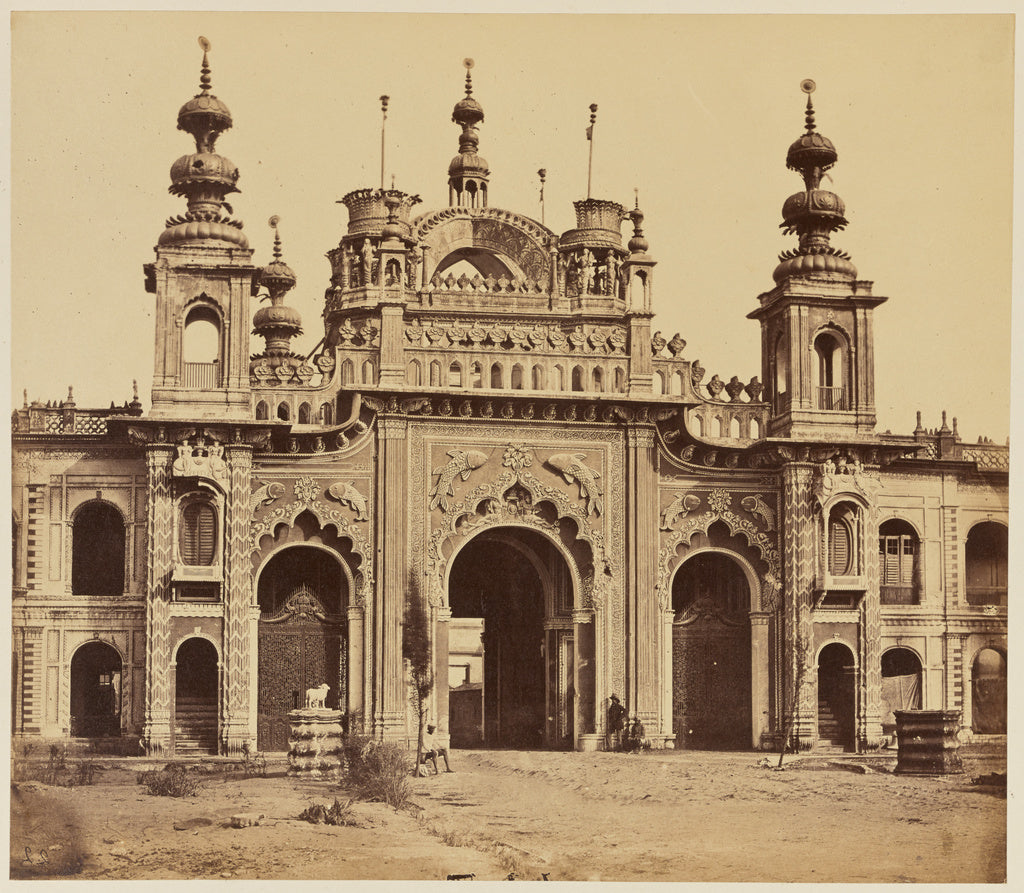 Felice Beato:[The Great Gate of the Kaiserbagh], Poster Print Wall Art